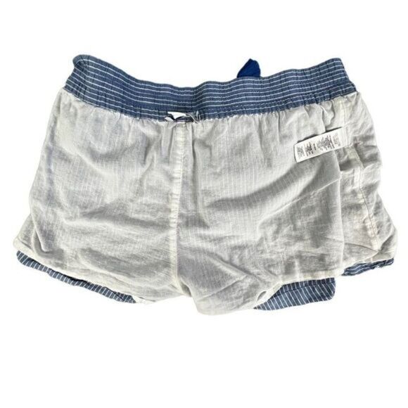 VINEYARD VINES GIRLS SWIMMING TRUNKS SIZE S BLUE WHITE STRIPES LINED - Picture 3 of 9